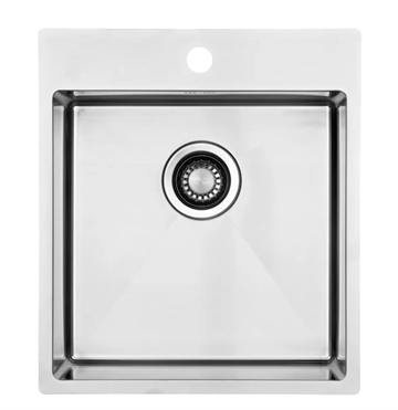 Lavabo Kubus 440 Soft Stålvask 50 x 44 cm, Rustfrit stål